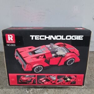 Technologie Red Racing Car Building Set